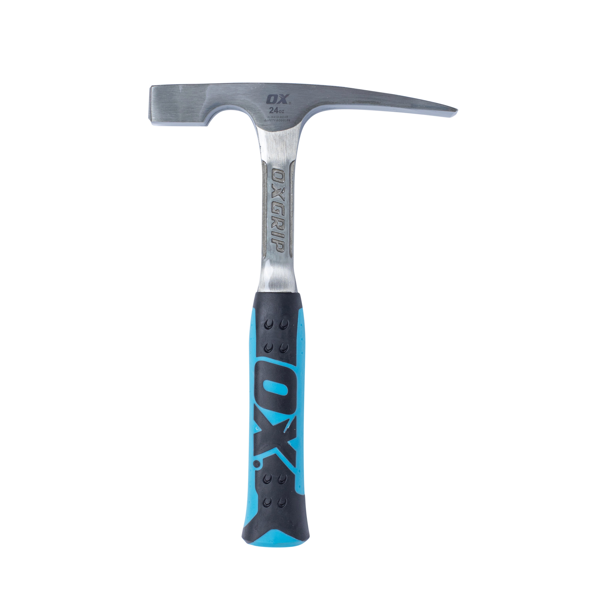 OX Tools, Pro Brick Hammer | 24-Ounce / 680-Grams, Handle Length 6 in, Model# OX-P082424